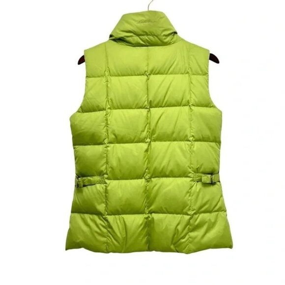 Eddie Bauer Green Premium Goose Down Puffer Vest Size XS - Picture 3 of 5